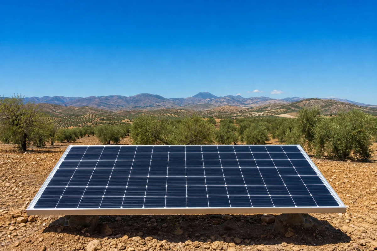 panneau solaire en espagne