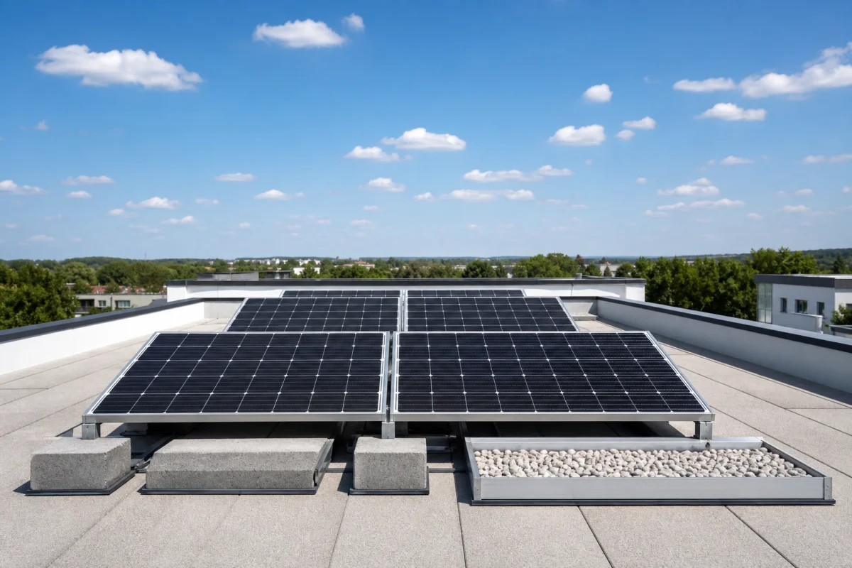 lestage panneaux solaires