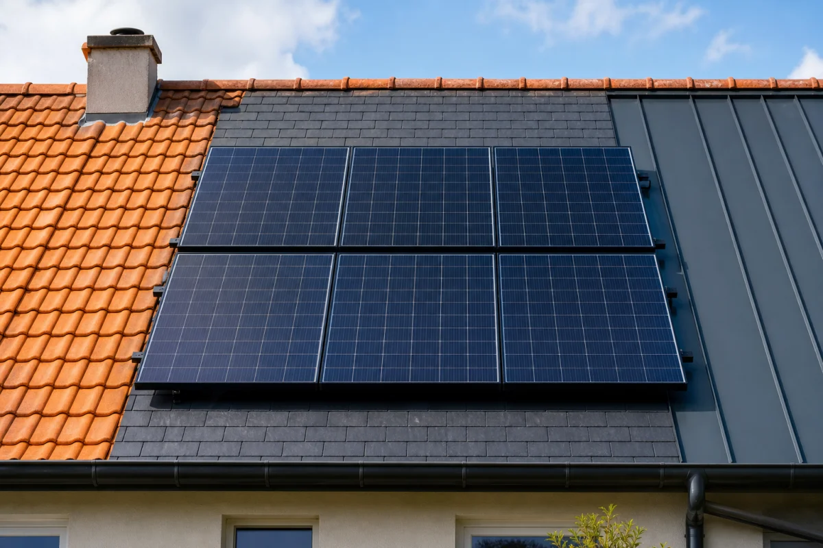 panneau solaire plug and play sur toiture
