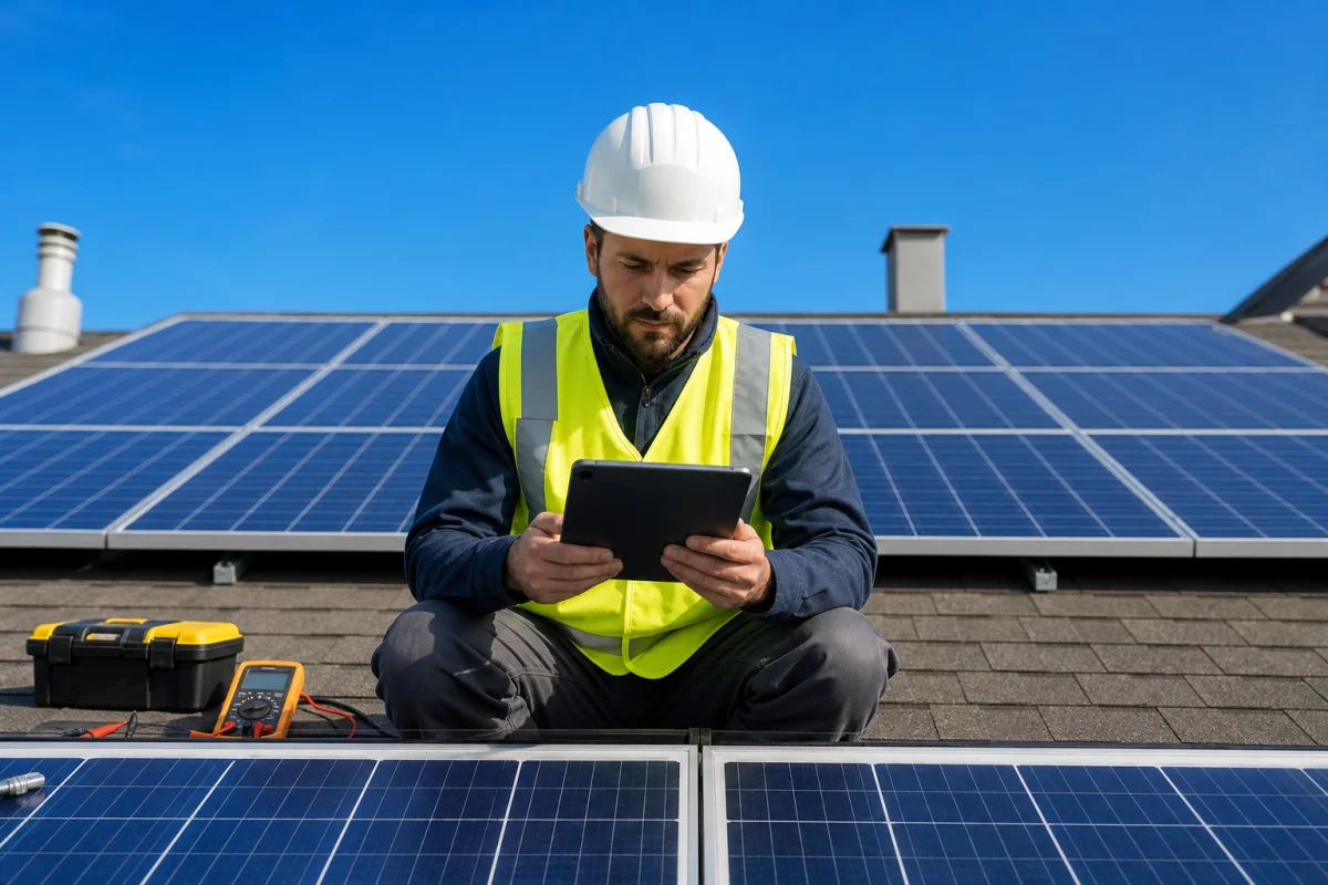 dépannage panneaux photovoltaïques