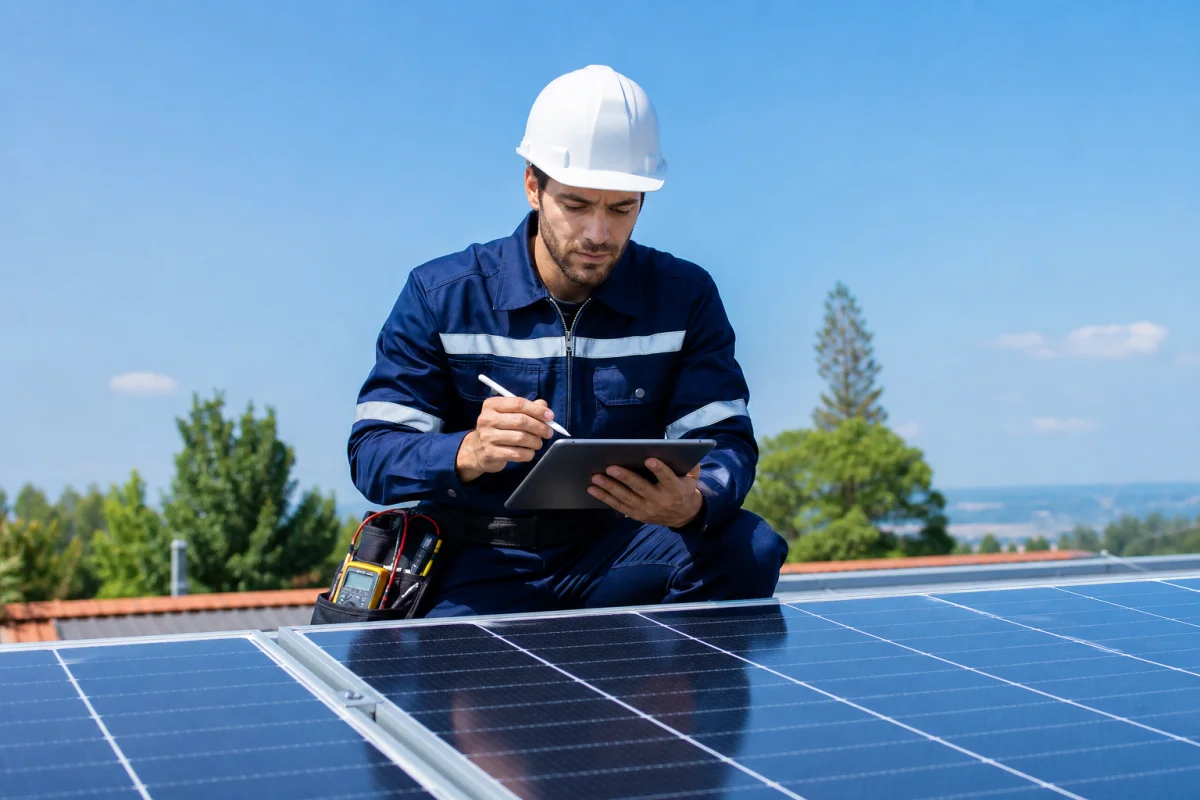 dépannage panneaux photovoltaïques