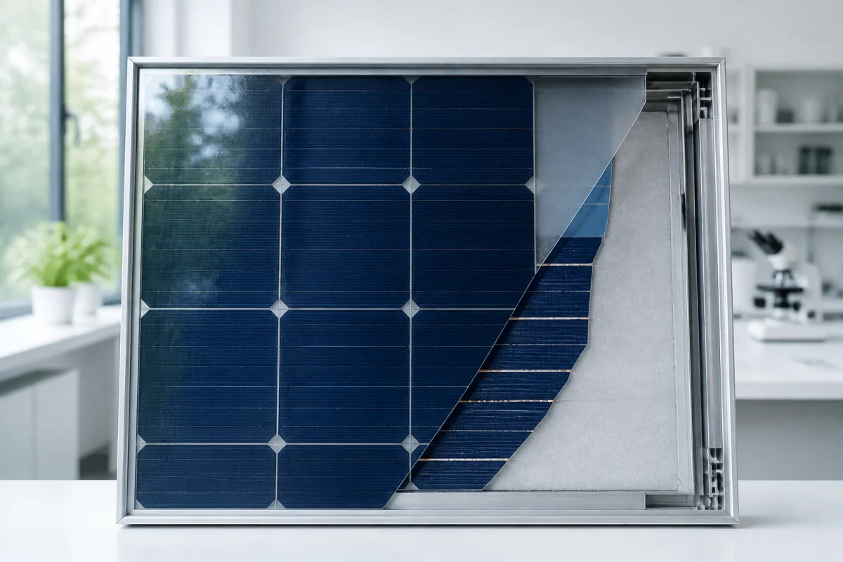recyclage des panneau solaire