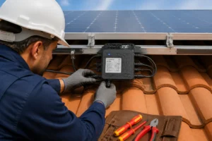 schéma installation photovoltaïque micro-onduleur