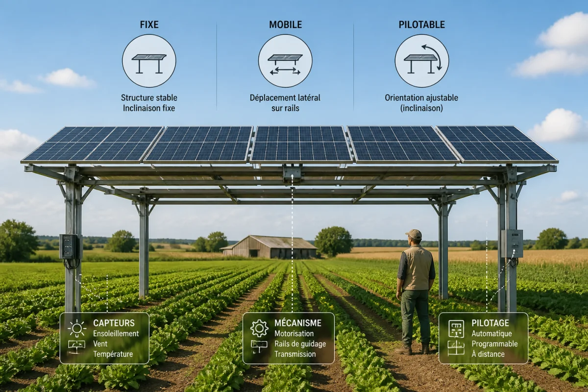ombrière photovoltaïque agricole