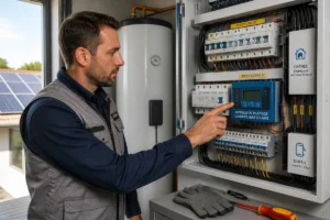 brancher chauffe eau sur panneau photovoltaïque