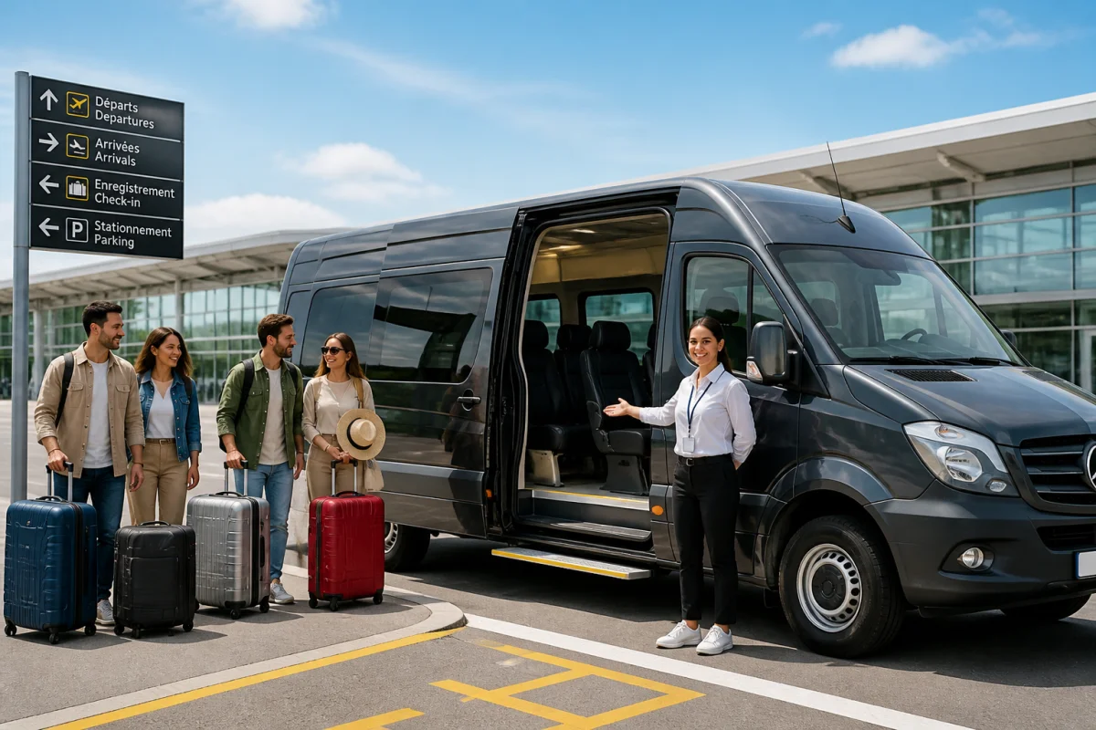 Réussir un transfert aéroport pour groupe