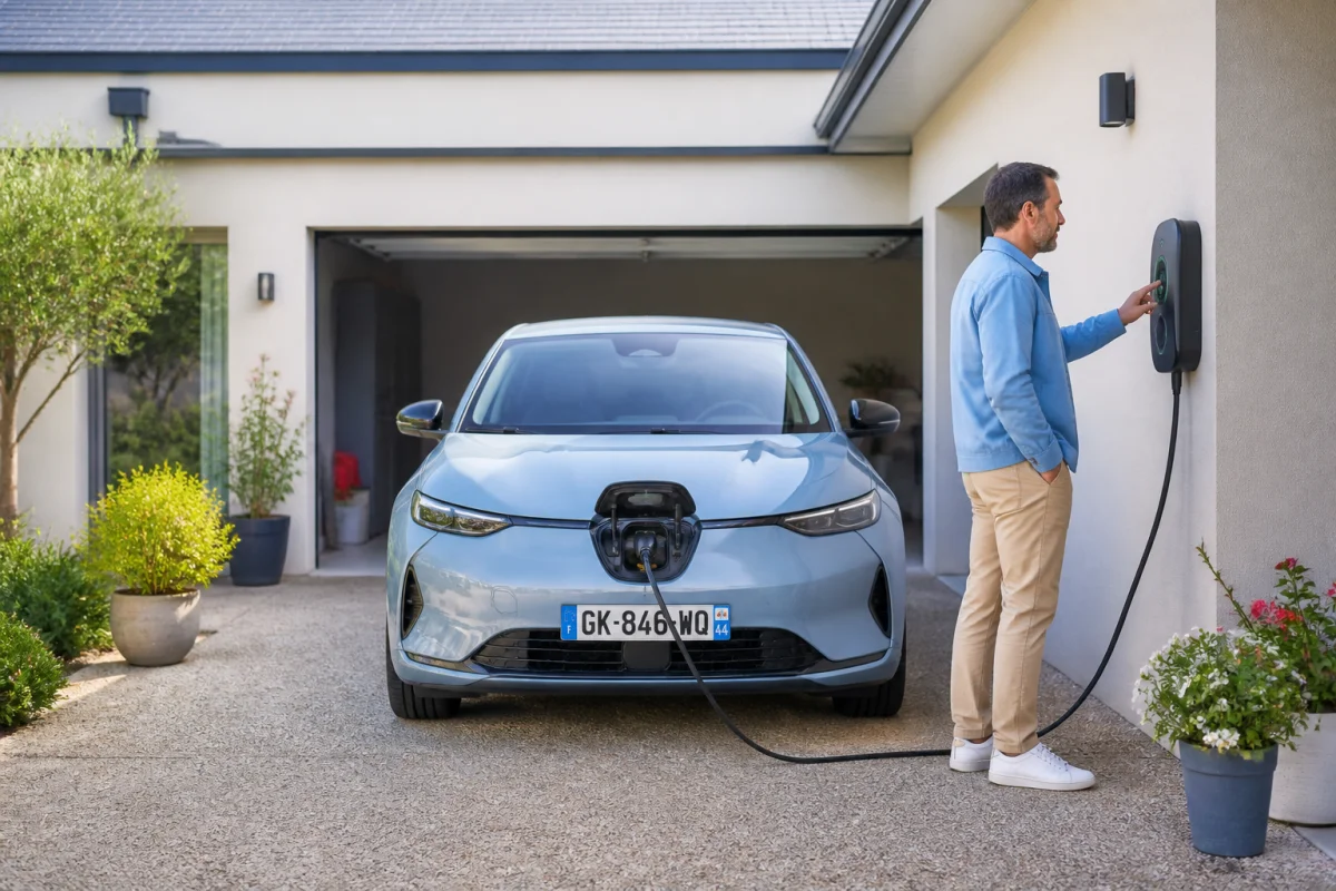 Recharger une voiture électrique à domicile